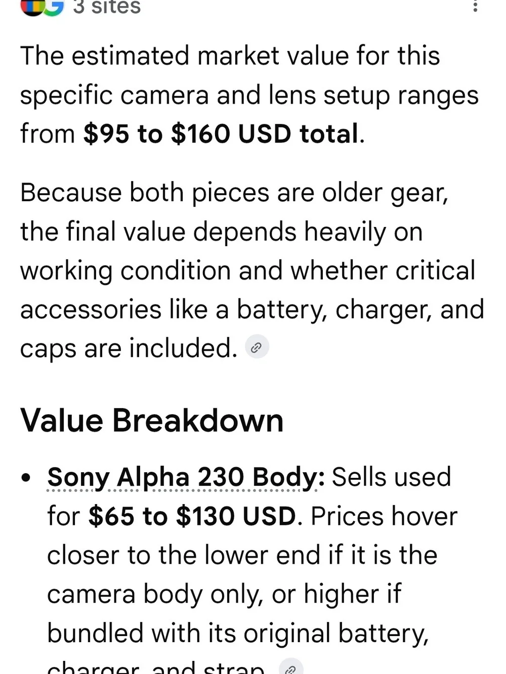 Sony Black DSLR Camera with Black Bag and Orange Interior